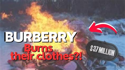 burberry sets clothes on fire|Burberry news burning clothes.